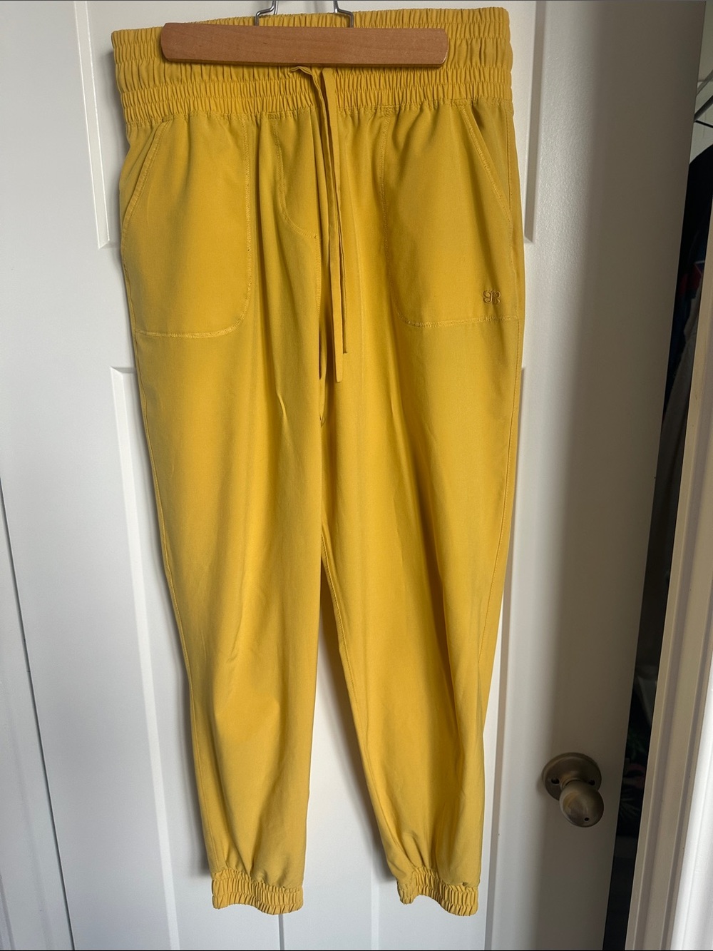 Albion fit Yellow Drawstring Jogger Pants